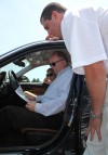 Olympic rower Jennifer Kaido helps with BMW drive event