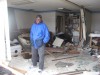 SUV plows into upholstery shop