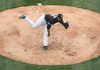 White Sox pitcher Edwin Jackson delivers