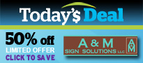 Today's Deal Promo Box - A&M sign