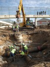 Water main repairs continue