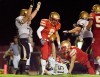 Griffith at Andrean football game