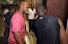 Antwaan Randle El has a laugh with Chris Casey 