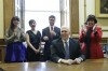 Pence sworn in as Indiana's 50th governor