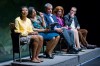 Cast Members and a Scene from "Middletown" at Steppenwolf