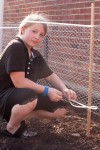 Volunteers help create Portage community garden