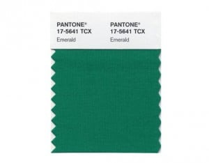 Emerald green is Pantone's top color of 2013
