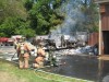 Fire chars truck outside Jackson Township home