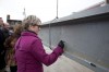 Library marks construction milestone