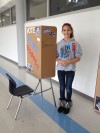 Clark students cast ballots