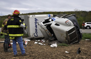 accident tractor trailer herald olean times hurt friendship clark bob