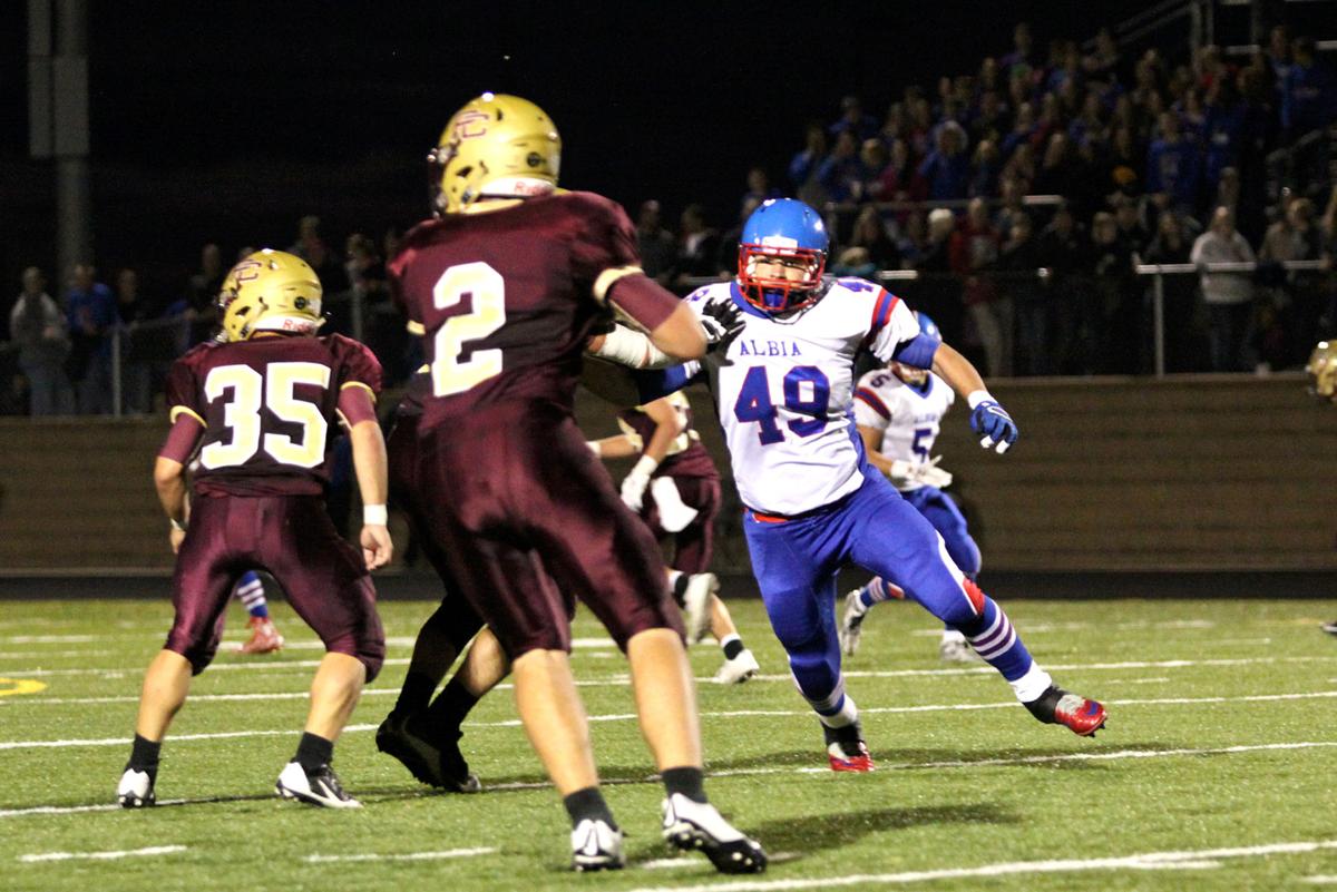 No. 1 Albia wins on soggy prep football Friday High School Sports