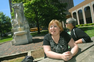 Gridley woman working to restore Bloomington monument