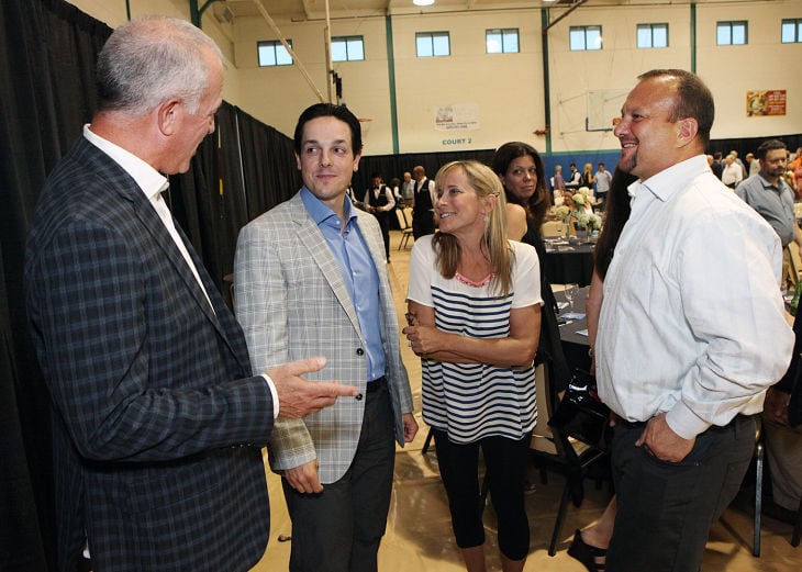 Briere+Girlfriend Former Flyer, Longport homeowner Briere joins JCC for Sports Night to ...