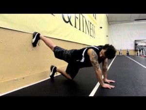 Your workout: Wall plank