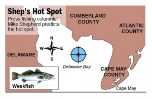 Hot Spot weakfish Miah Maull