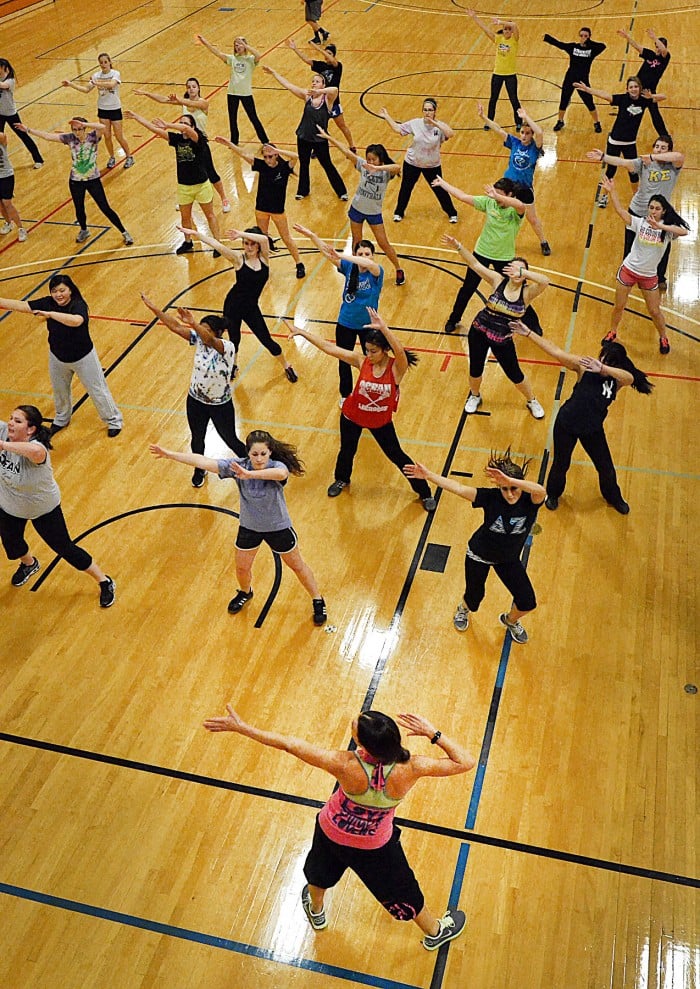 press it forward zumba