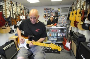 EHC restaurateur finds his relaxation in guitar shop
