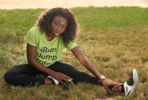 Our Lady of Mercy Academy's Tacquaya Tobias stars in four events to earn Press Girls Track and Field Athlete of the Year