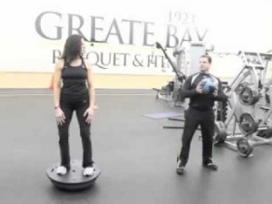 Your Workout: Standing Medicine Ball Toss Rotation