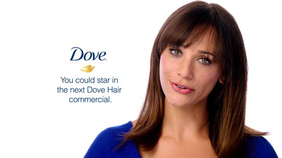 Blue Hair Actress in Dove Commercial - wide 1