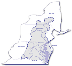 Map of the Chesapeake Bay Watershed - Chesapeake Bay Program