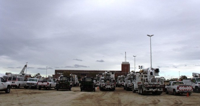 sandy power outages