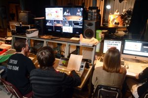 in the schools tv studio