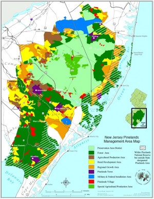 Map Credit NJ Pinelands Commission