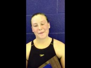 Mainland's Michaela Tighe talks about winning a South Jersey swimming title