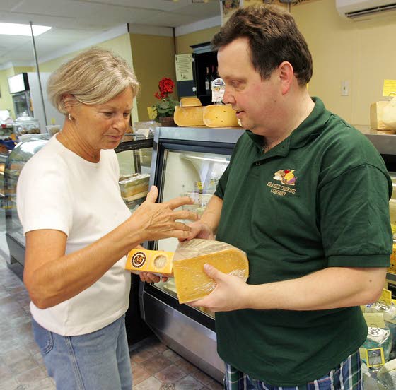 Bringing the cheeses of the world to his shop in Cape May County
