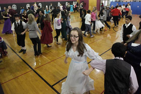 Attales Middle School eighth-graders have Dickens of a time