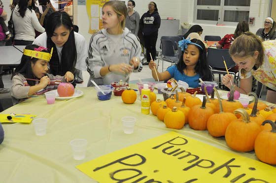 Three MTHS clubs join to stage dinner for Caring for Kids clients