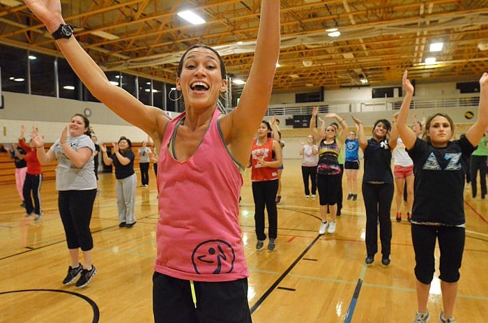 press it forward zumba