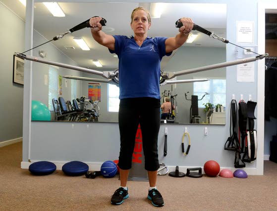 Your Workout: Standing Chest Press