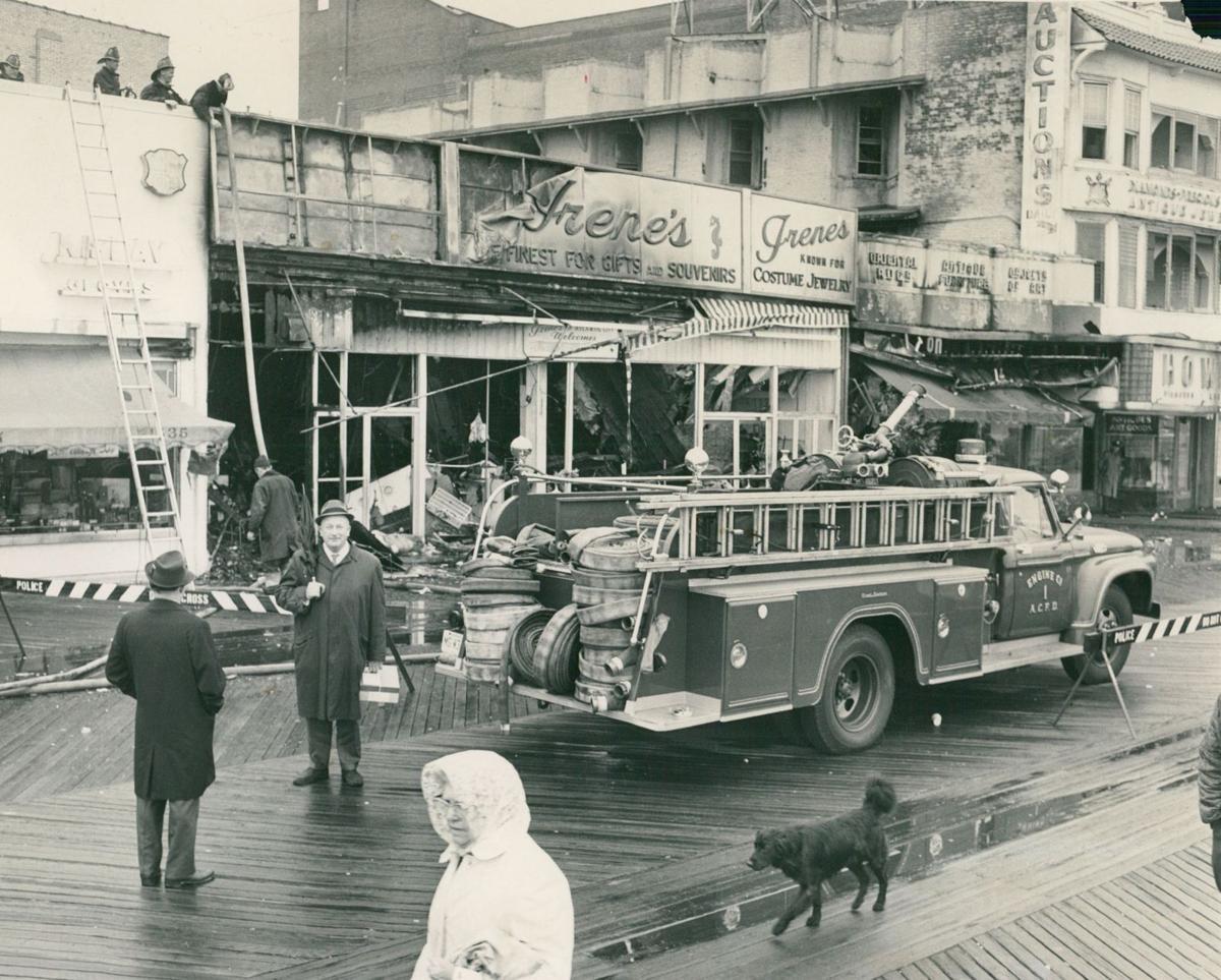 Vintage photos of fierce fires on the Atlantic City Boardwalk Photo