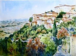 Artist's tour of Italy through watercolors featured in Hammonton