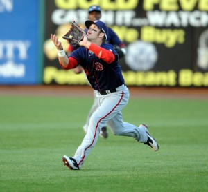 Bryce Harper makes catch in Lakewood on May 13, 2011