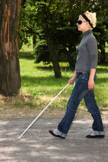 Robot technology helps blind 'see' surroundings