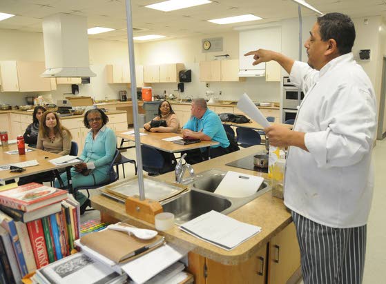Oakcrest Teen Center sponsors healthy cooking demo for staff