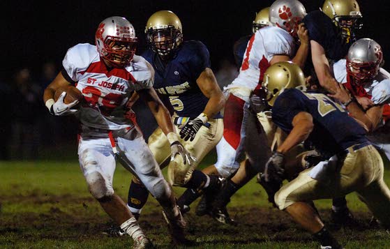 St. Joseph and Bridgeton football teams facing different challenges