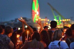 Middle teens vigil