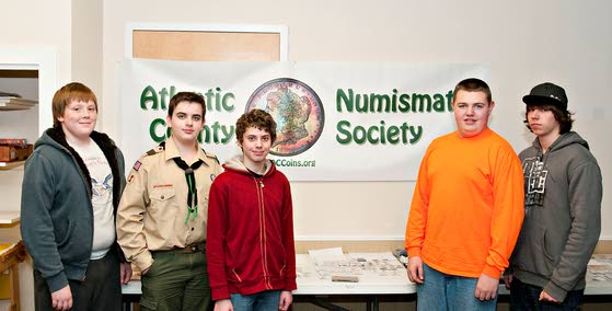 Atlantic County Numismatic Society can put a bit of history into your hand
