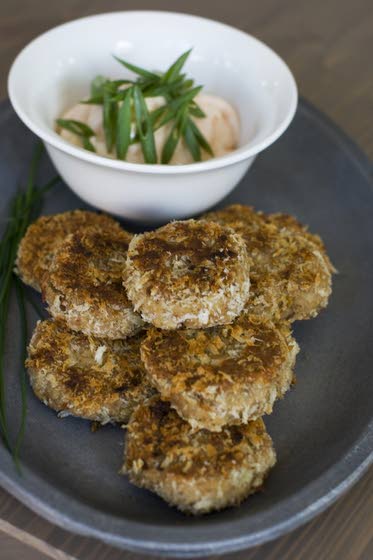 A Southern-style falafel to bring good luck, good health