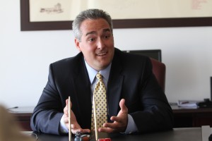 <p>Matthew Levinson, the new chairman of the Casino Control Commission, sits down for a Sunday Conversation interview Wednesday, Sept 26, 2012.</p>
