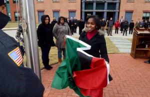 flag raising