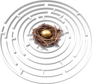 Golden egg illustration