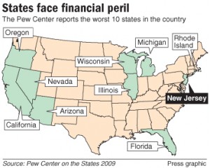 States face financial peril