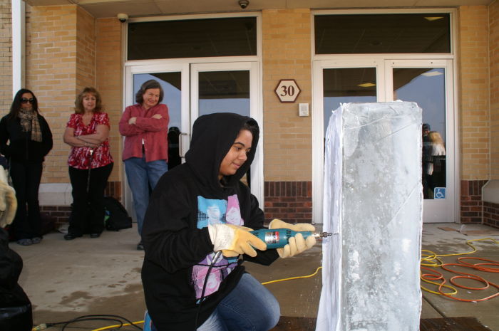 Ice sculptures