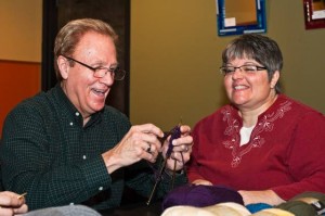 Scarf It Up pairs friendly get-together with program of knitting for charity